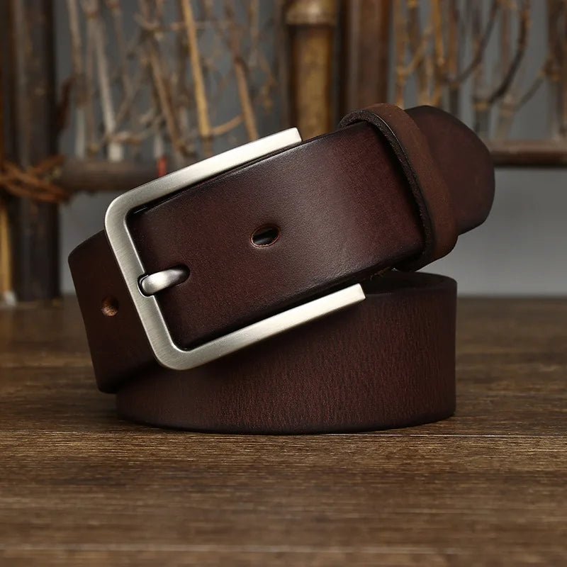 Ceinture cuir homme classique rivetée modèle Marlo - La Boutique de la Ceinture