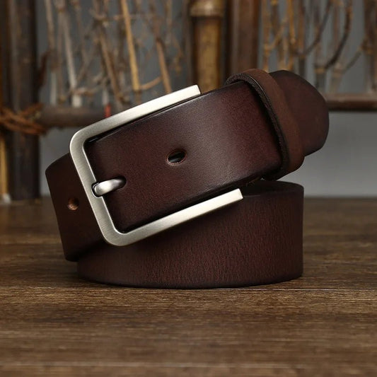 Ceinture cuir homme classique rivetée modèle Marlo - La Boutique de la Ceinture