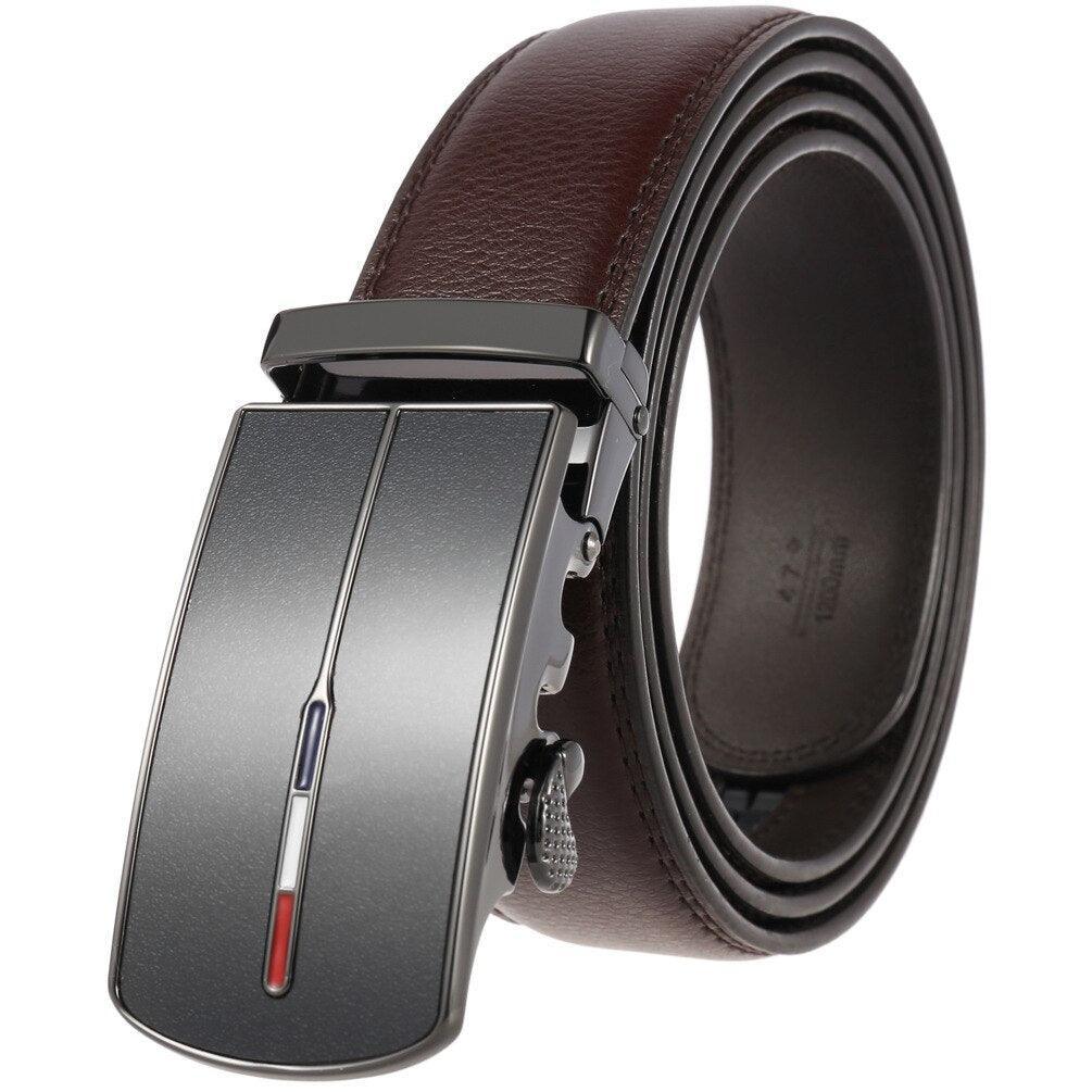 Ceinture de costume en cuir pour homme, modèle Novak - La Boutique de la Ceinture