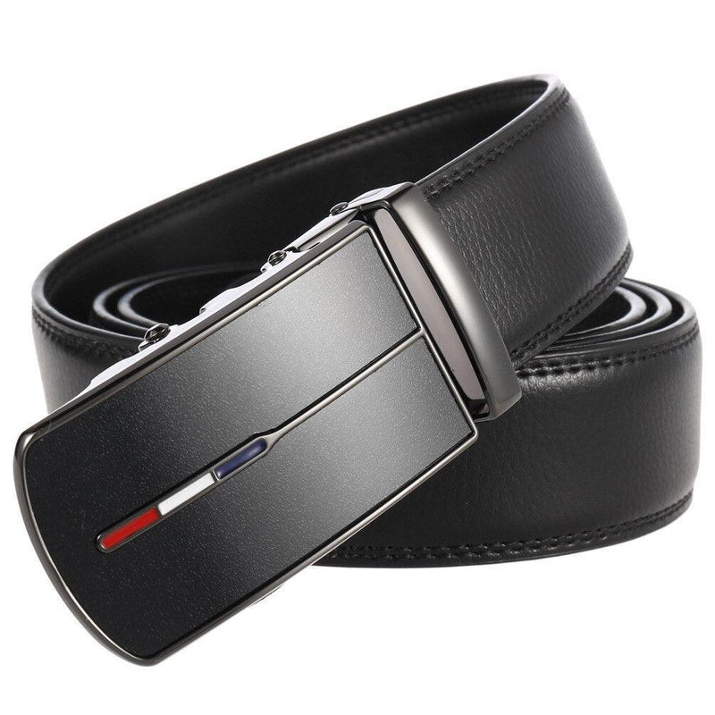 Ceinture de costume en cuir pour homme, modèle Novak