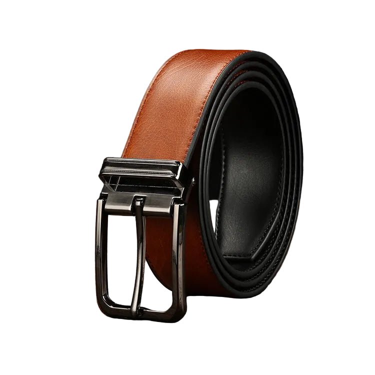 Ceinture de costume en cuir pour homme, modèle Oliver