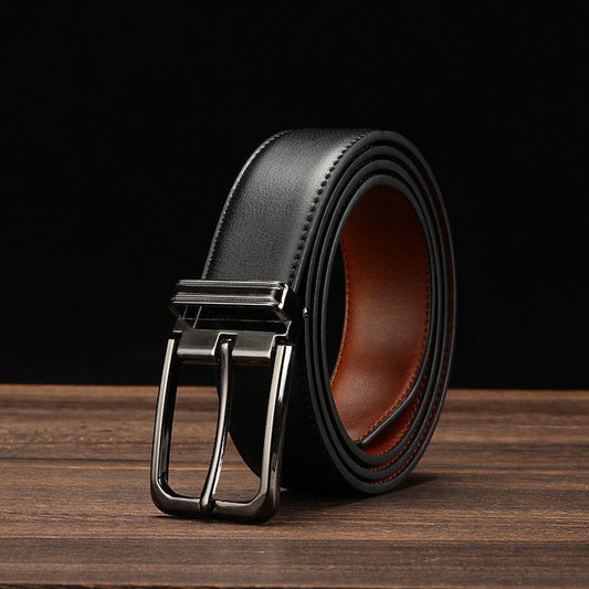 Ceinture de costume en cuir pour homme, modèle Oliver - La Boutique de la Ceinture