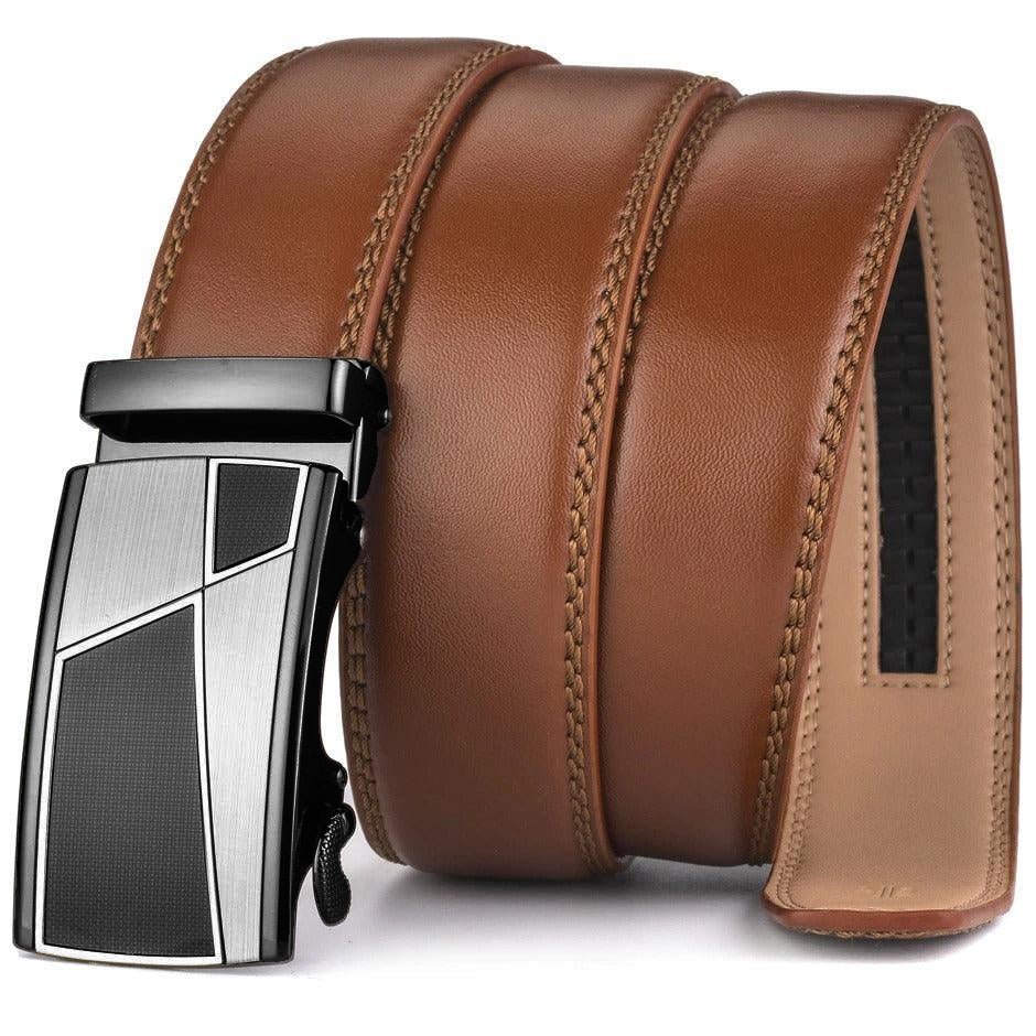 Ceinture de costume en cuir pour homme, modèle Thucer - La Boutique de la Ceinture