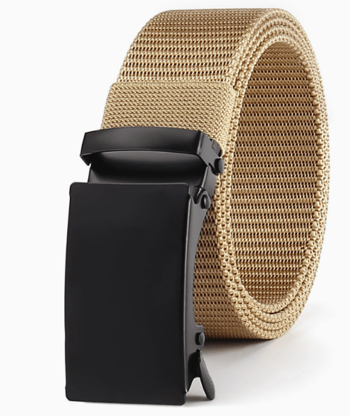 Ceinture élastique en toile, à boucle automatique, pour homme, modèle Gaston - La Boutique de la Ceinture