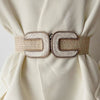 Ceinture Élastique Femme Esprit Raphia Chic, modèle Sol - La Boutique de la Ceinture