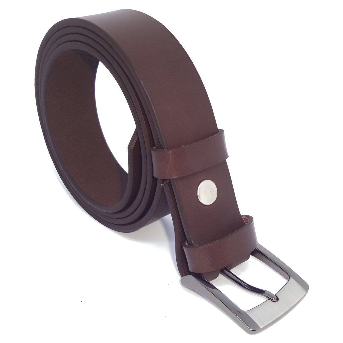 Ceinture en cuir pleine fleure, tannage végétal, pour homme, modèle Gaëtan - La Boutique de la Ceinture