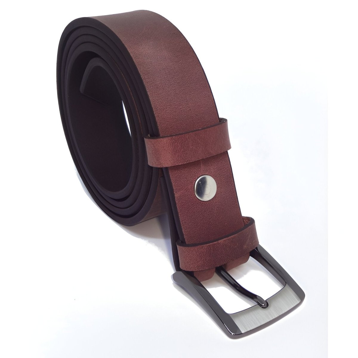 Ceinture en cuir pleine fleure, tannage végétal, pour homme, modèle Gaëtan - La Boutique de la Ceinture