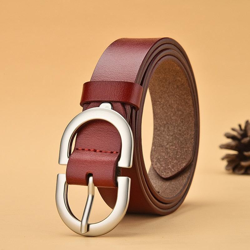 Ceinture en cuir pour femme, modèle Anna - La Boutique de la Ceinture