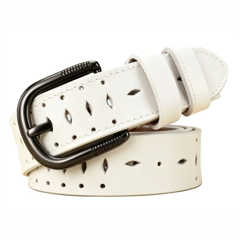 Ceinture en cuir pour femme, modèle Atilia - La Boutique de la Ceinture