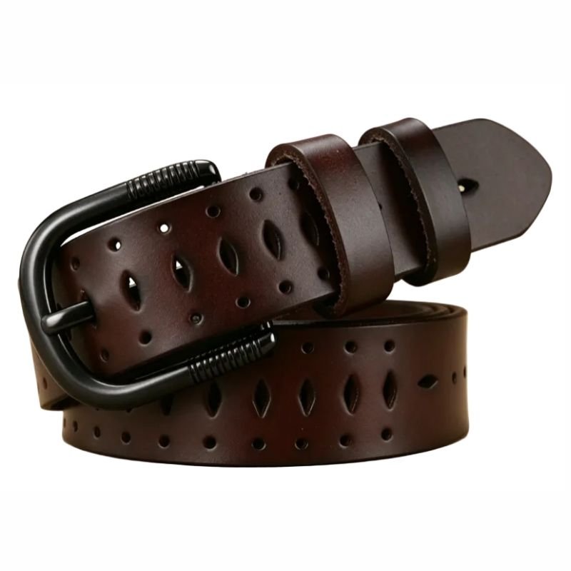 Ceinture en cuir pour femme, modèle Atilia - La Boutique de la Ceinture