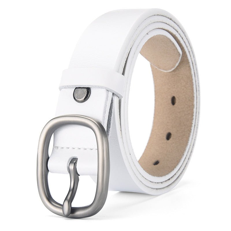 Ceinture en cuir pour femme, modèle Nino - La Boutique de la Ceinture