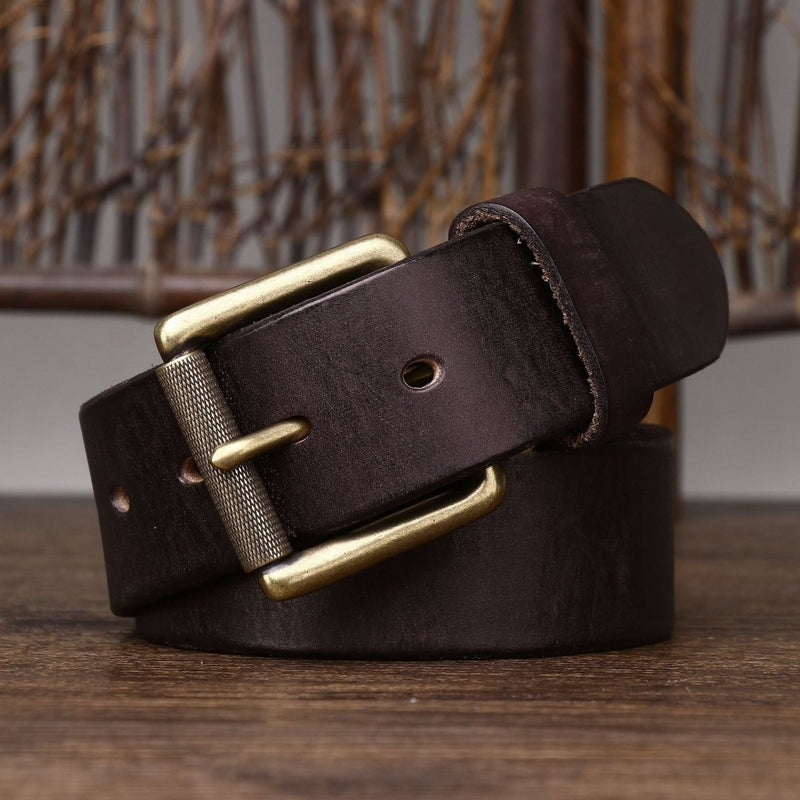 Ceinture en cuir pour femme ou homme, modèle Nisha