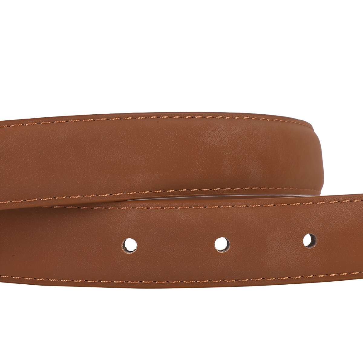Ceinture réversible en cuir noir et marron boitier doré et nickel Ceinture réversible en cuir noir et marron boitier doré et nickel