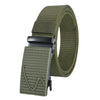 Ceinture en toile pour homme, à boucle automatique, modèle Axel - La Boutique de la Ceinture
