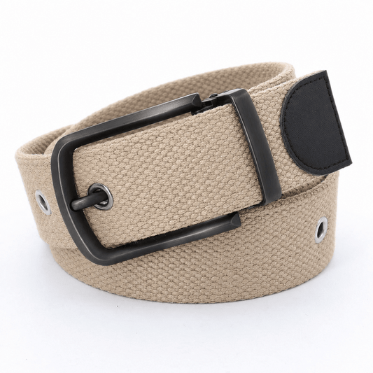 Ceinture en toile pour homme, modèle Pamu - La Boutique de la Ceinture