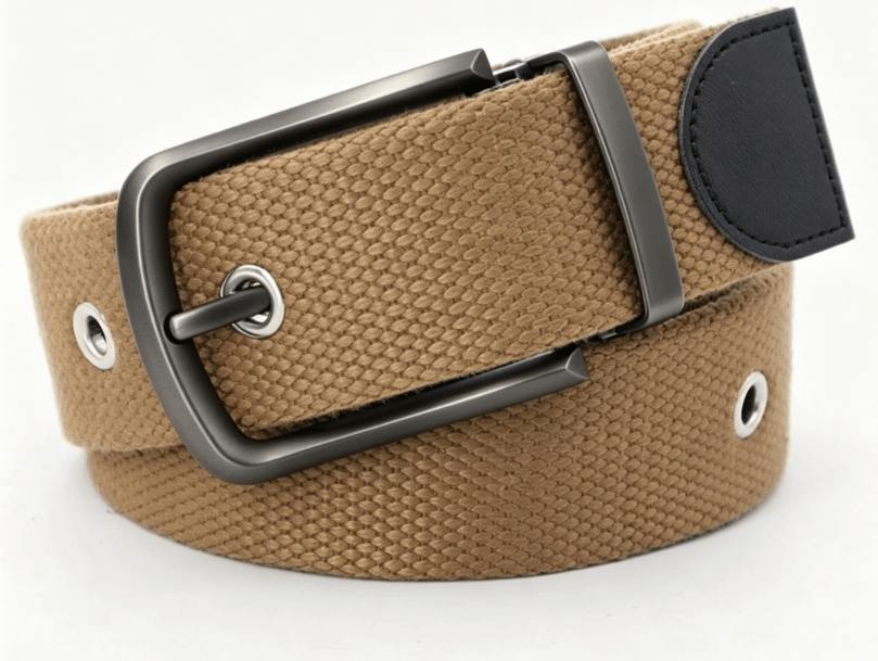Ceinture en toile pour homme, modèle Pamu - La Boutique de la Ceinture