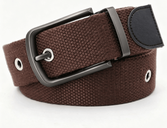 Ceinture en toile pour homme, modèle Pamu - La Boutique de la Ceinture