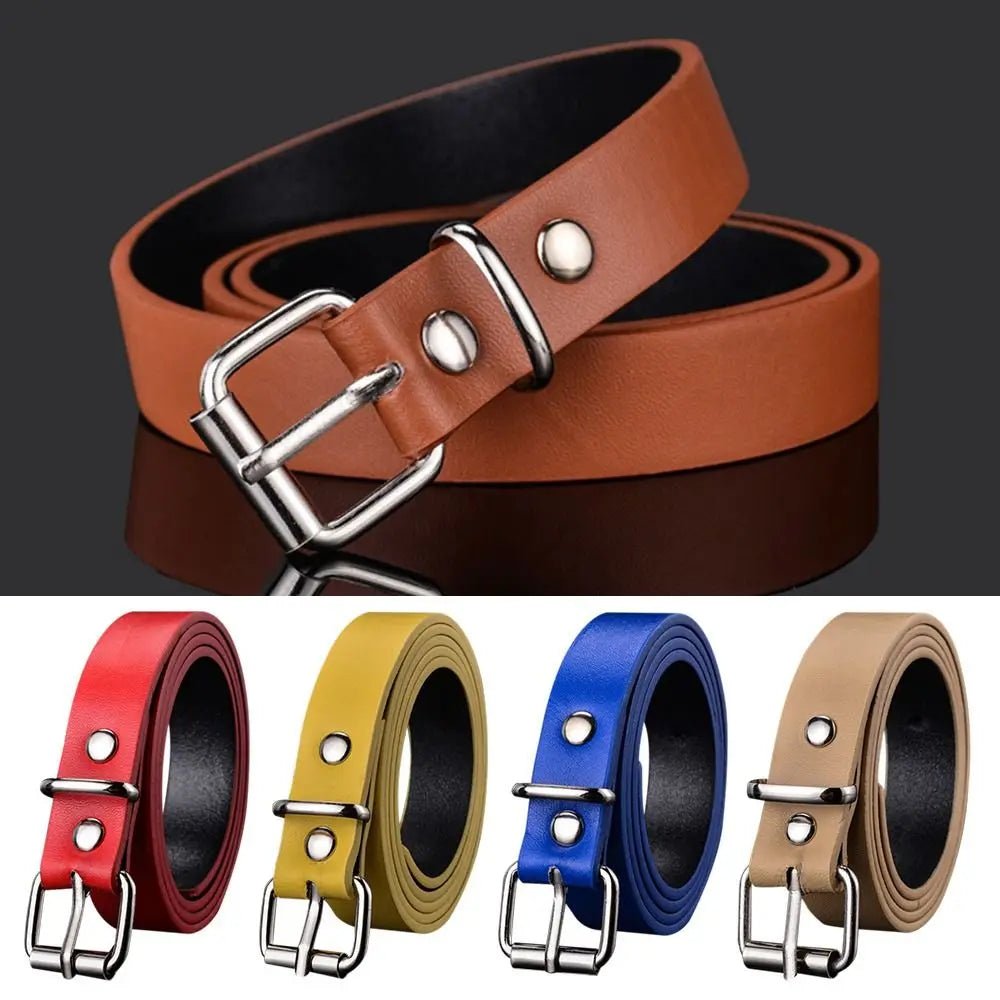 Ceinture Enfant Fine en Similicuir , Modèle Livia - La Boutique de la Ceinture