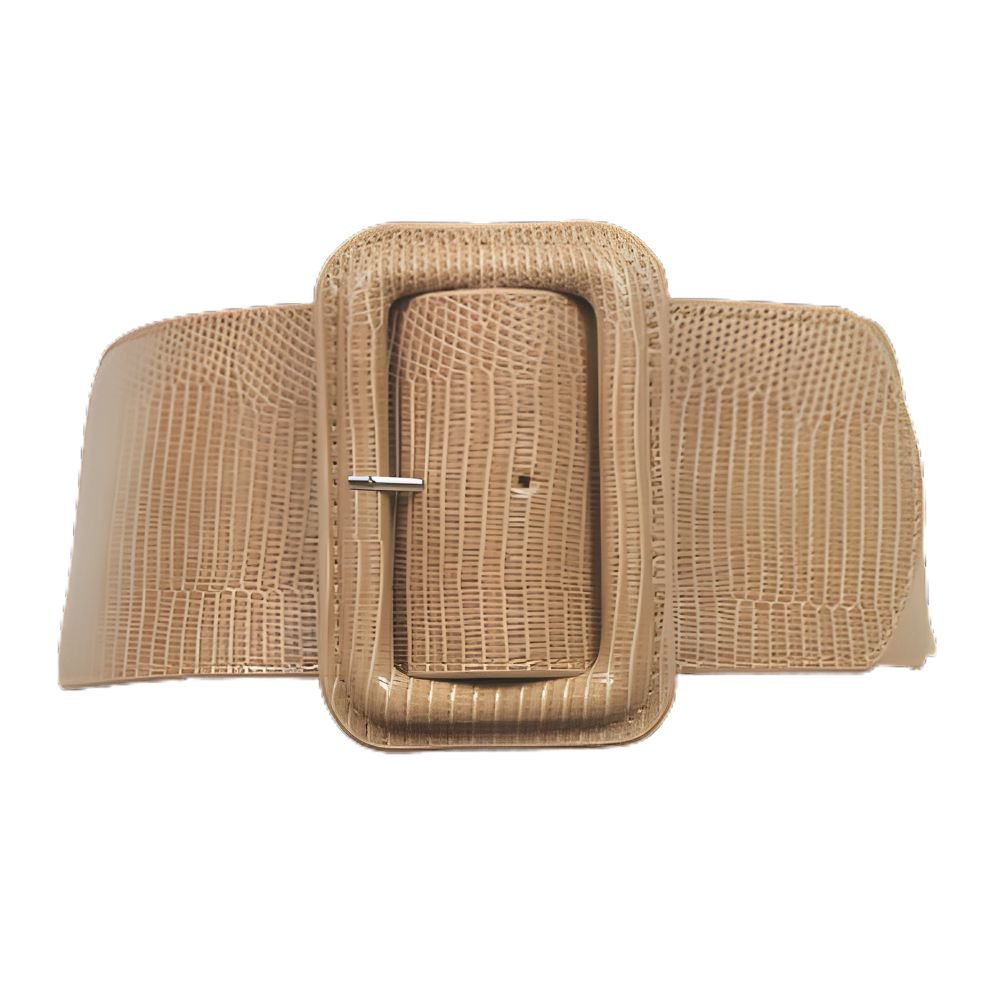 Ceinture Extra Large XXL à taille élastique avec large boucle, modèle Abby - La Boutique de la Ceinture