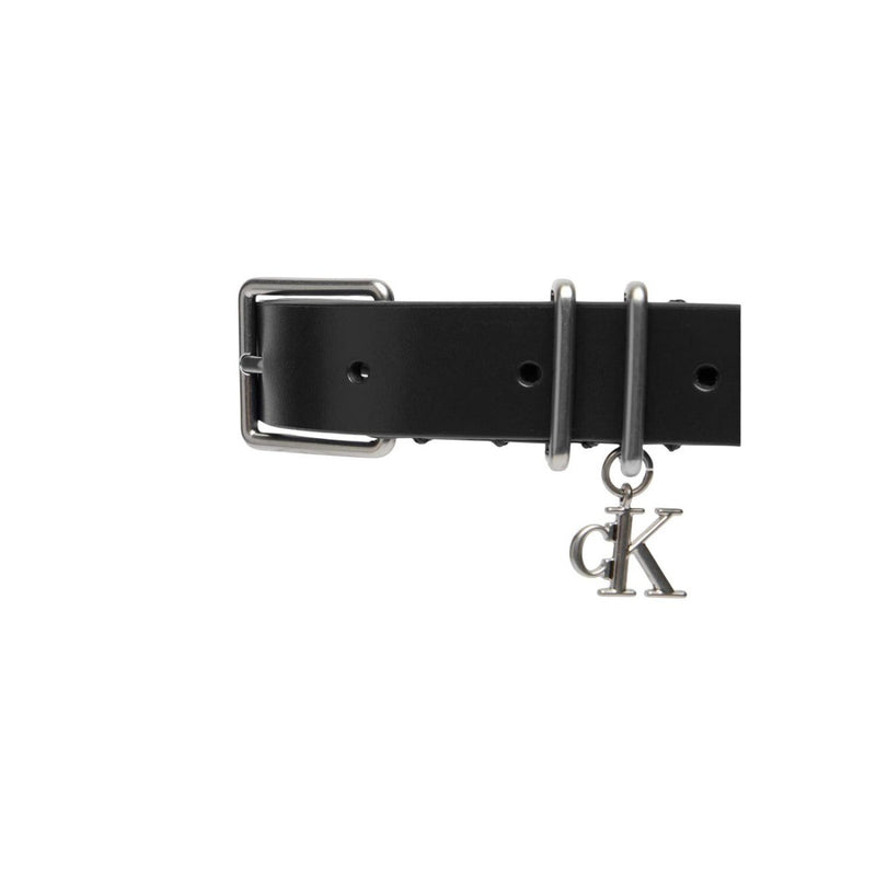 Ceinture Femme Calvin Klein Monogram Charm Keeper Belt Noir
