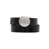 Ceinture Femme Calvin Klein Round Engraved CK Buckle - La Boutique de la Ceinture