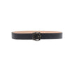 Ceinture Femme Guess Amorette Noire Logo G - La Boutique de la Ceinture