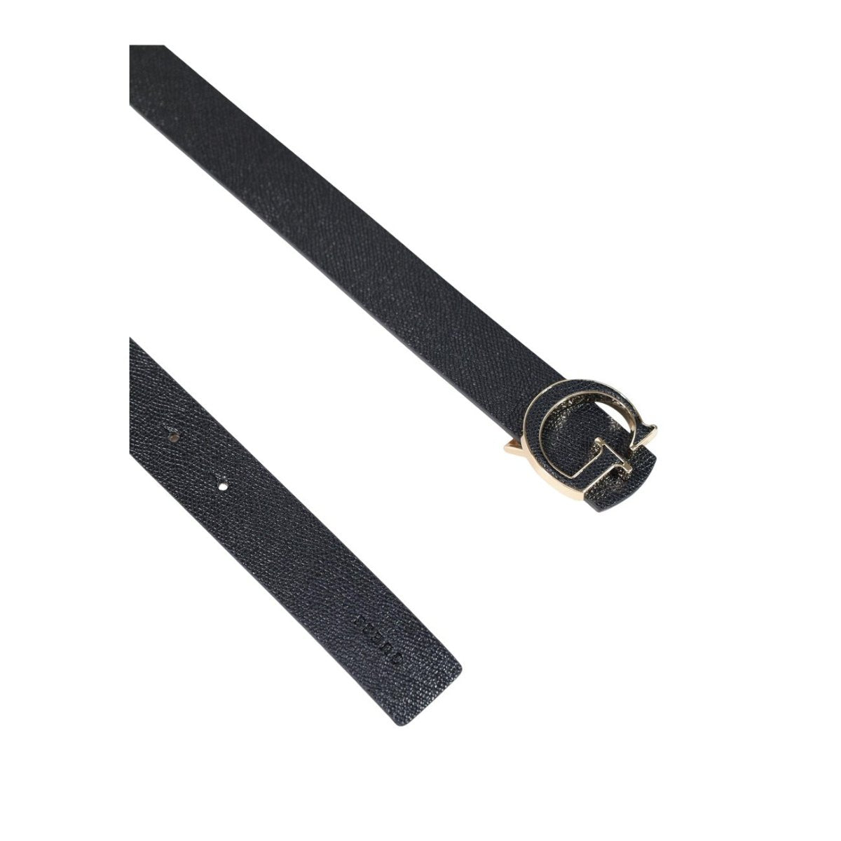 Ceinture Femme Guess Amorette Noire Logo G - La Boutique de la Ceinture