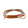 Ceinture fine femme boucle ronde dorée - La Boutique de la Ceinture