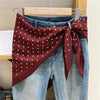 Ceinture Foulard Femme à Pois Élégance Parisienne, modèle Sophie - La Boutique de la Ceinture