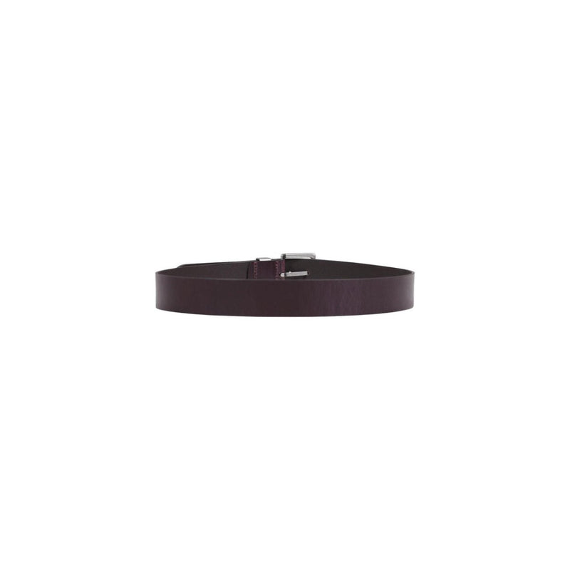 Ceinture Homme Armani Exchange en Cuir Marron avec Boucle Métallique