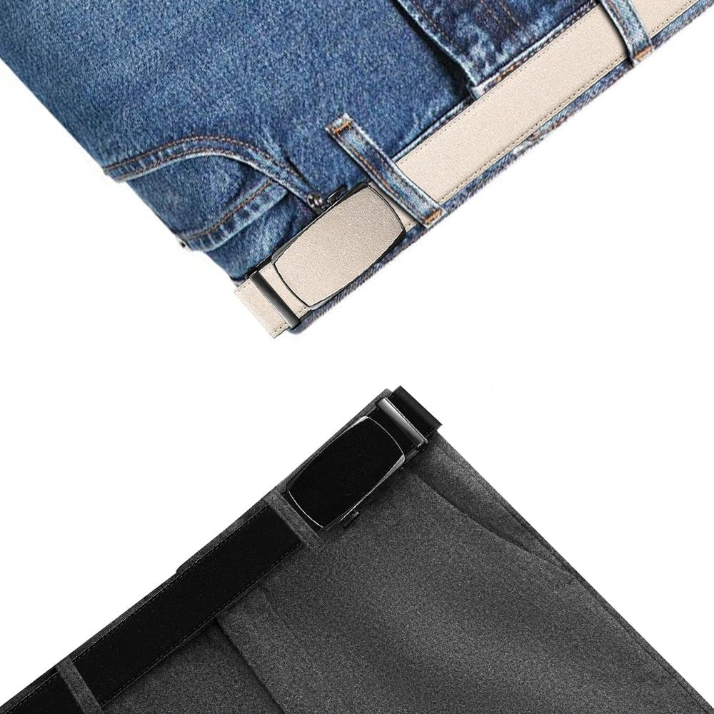 Ceinture Homme Automatique Effet Suédé à Boucle Pleine, modèle Albert - La Boutique de la Ceinture