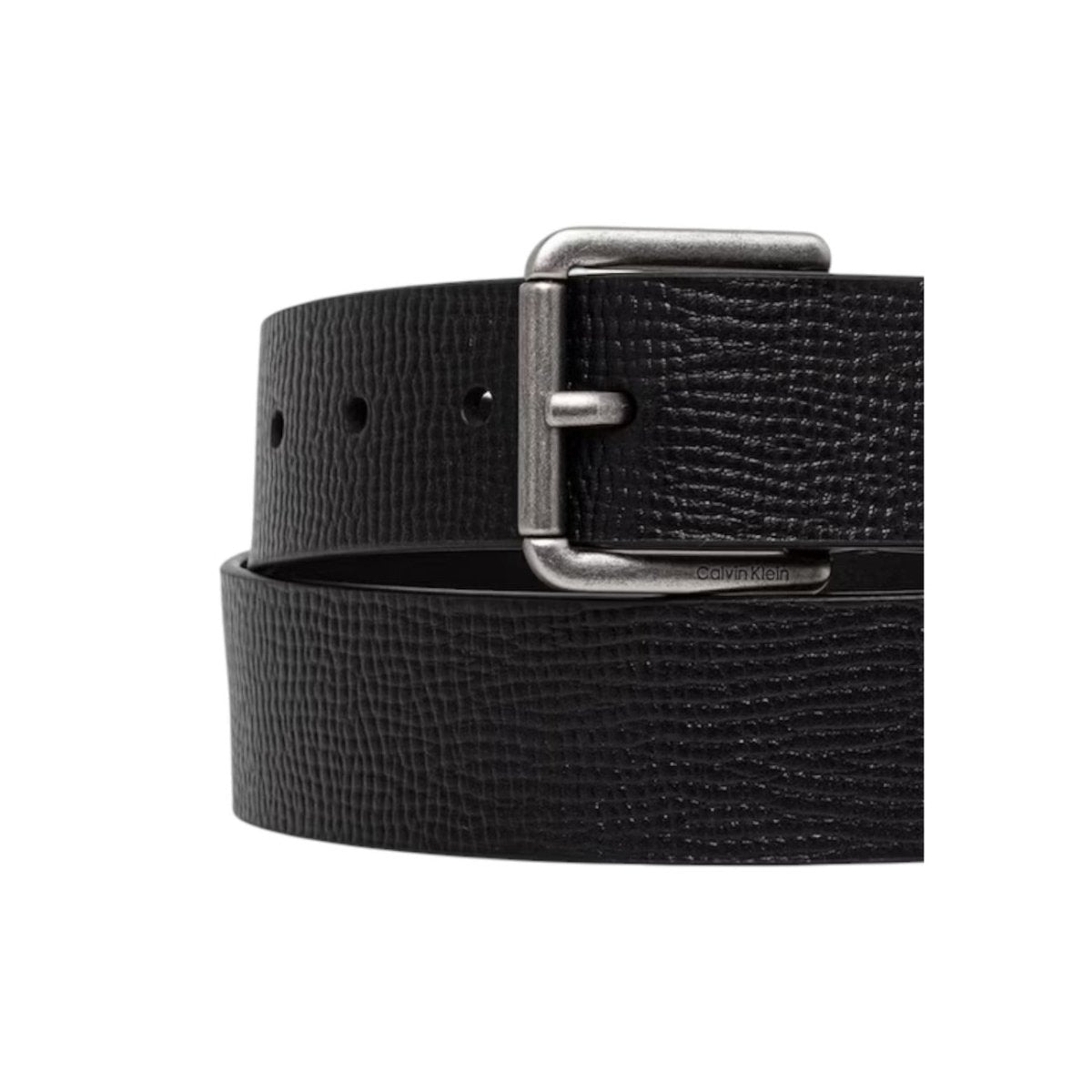 Ceinture Homme Calvin Klein Casual Roller Buckle Noire - La Boutique de la Ceinture