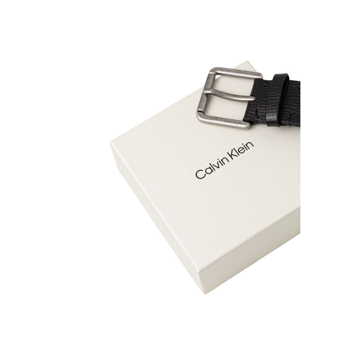 Ceinture Homme Calvin Klein Casual Roller Buckle Noire - La Boutique de la Ceinture