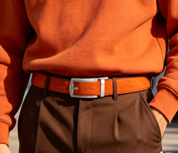 Ceinture Homme Suédée à Boucle Automatique , modèle Martin - La Boutique de la Ceinture
