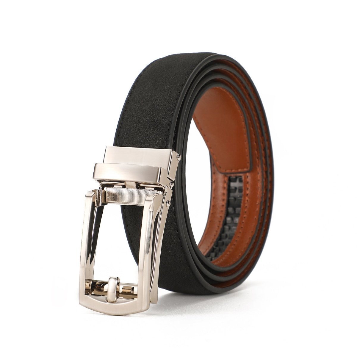 Ceinture Homme Suédée à Boucle Automatique , modèle Martin - La Boutique de la Ceinture