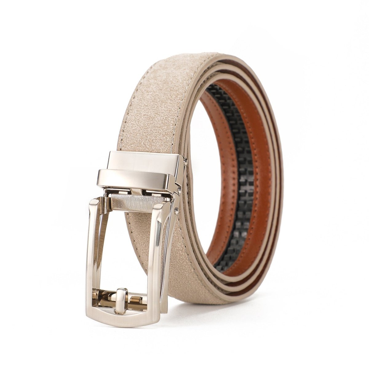 Ceinture Homme Suédée à Boucle Automatique , modèle Martin - La Boutique de la Ceinture