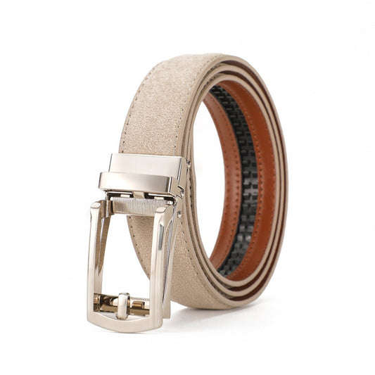 Ceinture Homme Suédée à Boucle Automatique , modèle Martin - La Boutique de la Ceinture