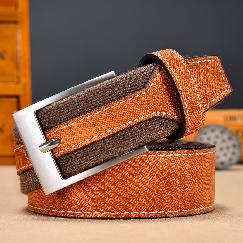 Ceinture homme Toile, modèle Ricardo - La Boutique de la Ceinture