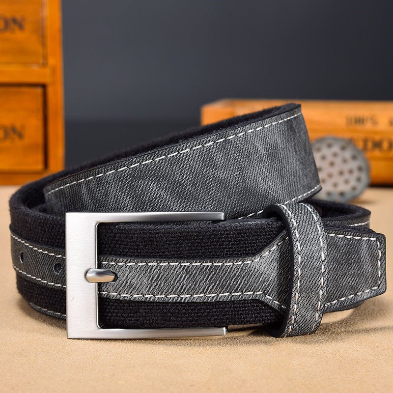 Ceinture homme Toile, modèle Ricardo - La Boutique de la Ceinture