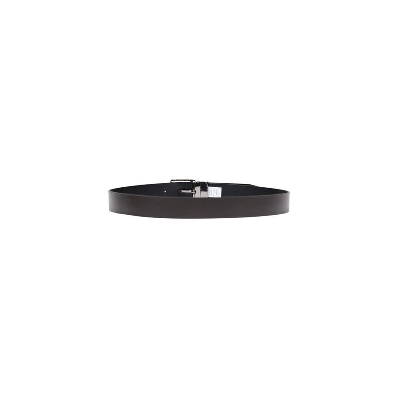 Ceinture Homme Tommy Hilfiger en Cuir Marron avec Boucle Métallique