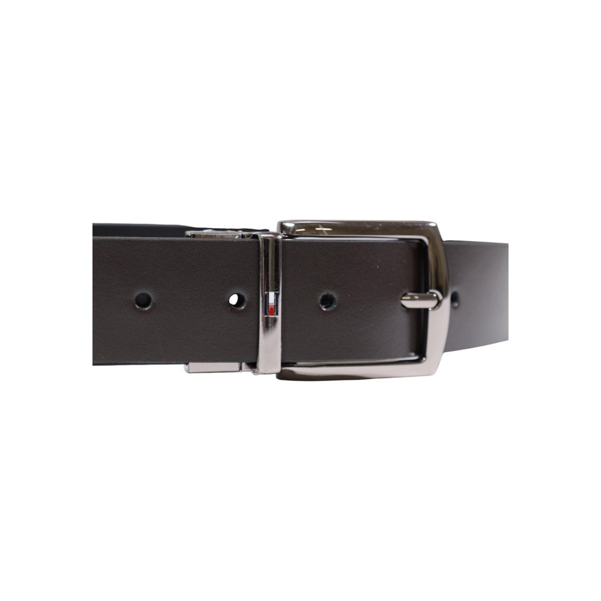 Ceinture Homme Tommy Hilfiger en Cuir Marron avec Boucle Métallique - La Boutique de la Ceinture