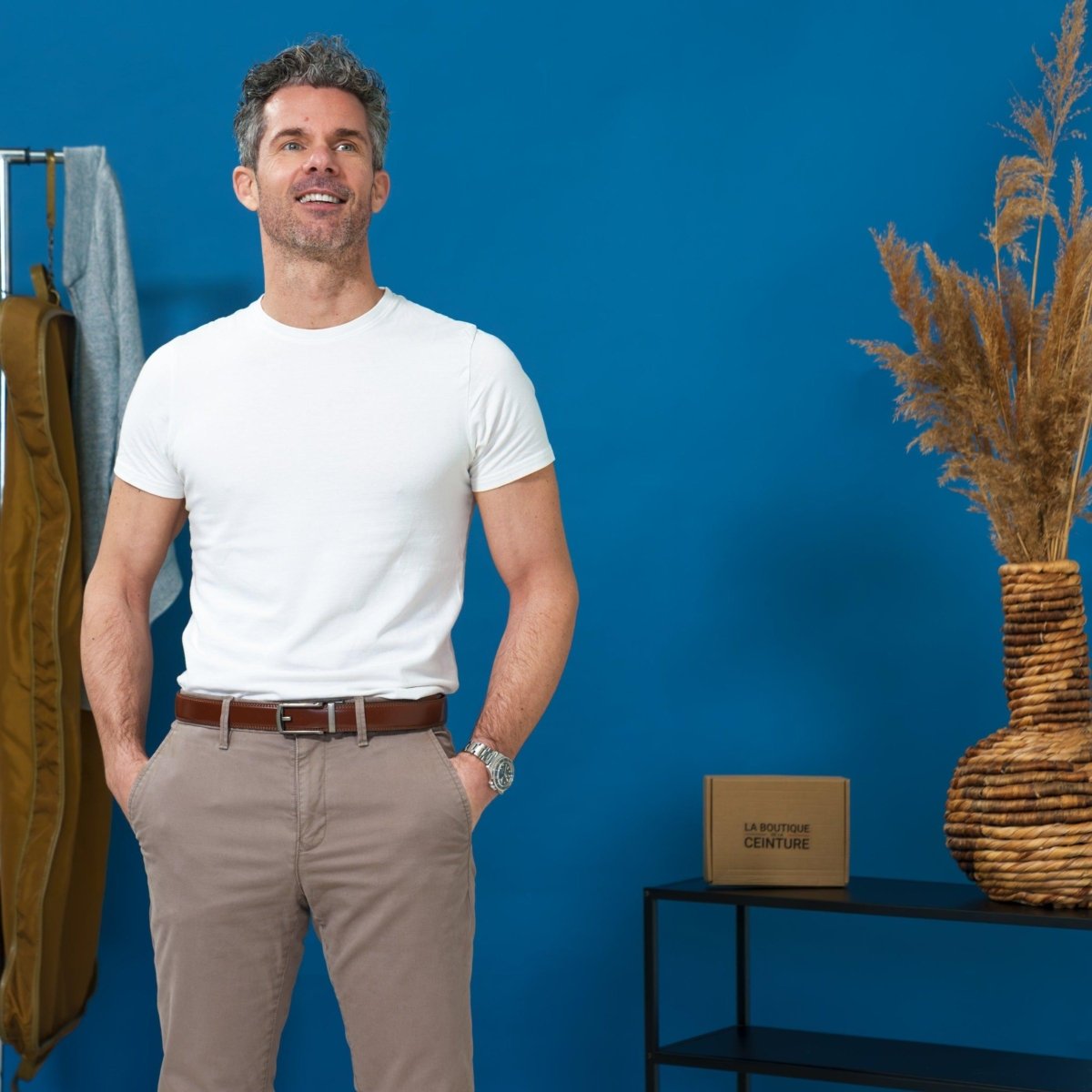 Ceinture intelligente et sans trou, boucle automatique, modèle Winston - La Boutique de la Ceinture