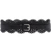 Ceinture large ajourée femme effet dentelle - La Boutique de la Ceinture