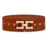 Ceinture large élastique, taille haute, pour femme, modèle Margrethe
