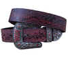 Ceinture Western à motifs floraux, modèle Kurata - La Boutique de la Ceinture