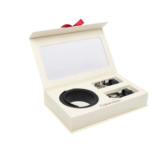 Coffret de ceinture à double boucle Calvin Klein Homme - La Boutique de la Ceinture