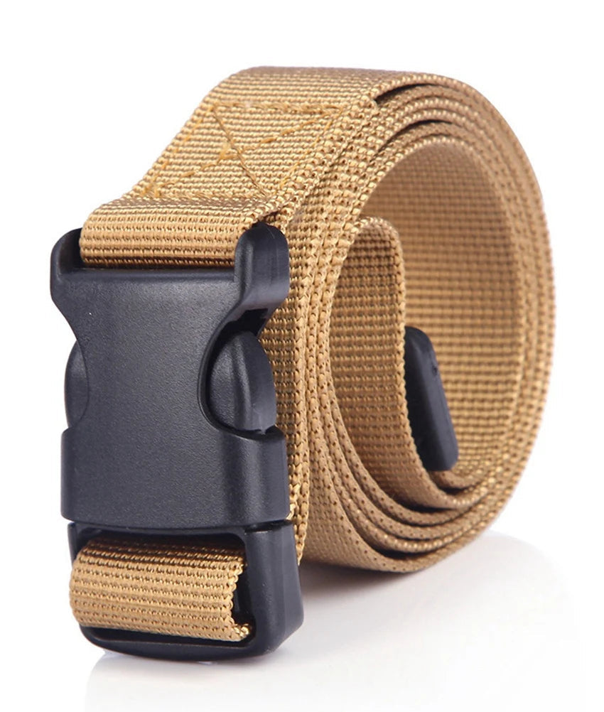 Ceinture Enfant en Toile Réglable avec Boucle à Clip, Modèle Milo