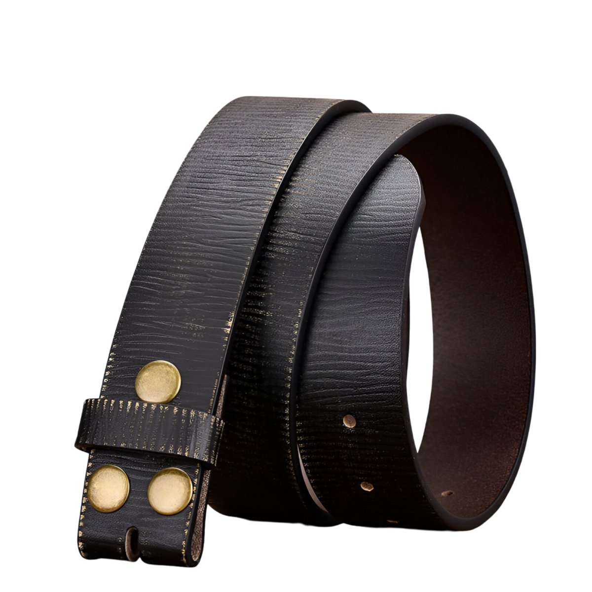 Laniere cuir avec boucle sale