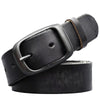 Ceinture pour homme en cuir véritable aspet vintage , modèle Bruno