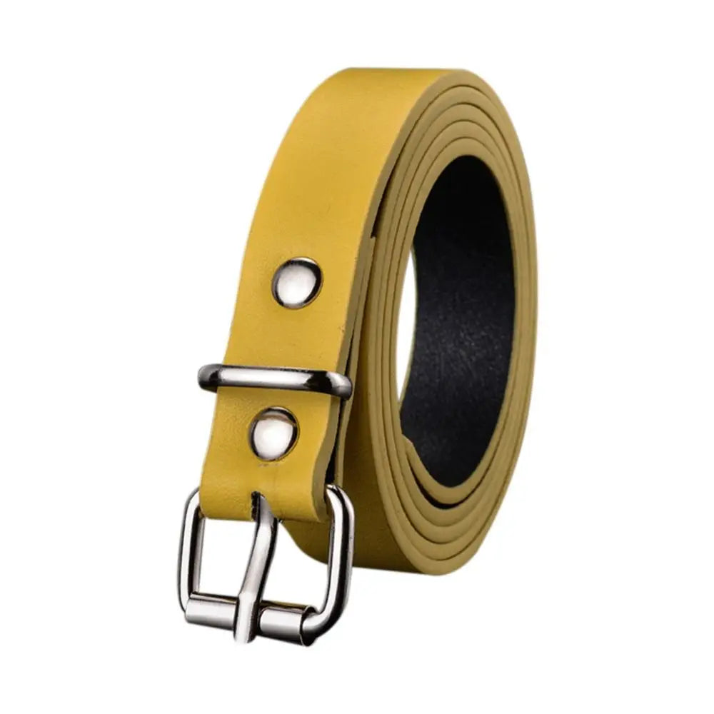 Ceinture Enfant Fine en Similicuir , Modèle Livia